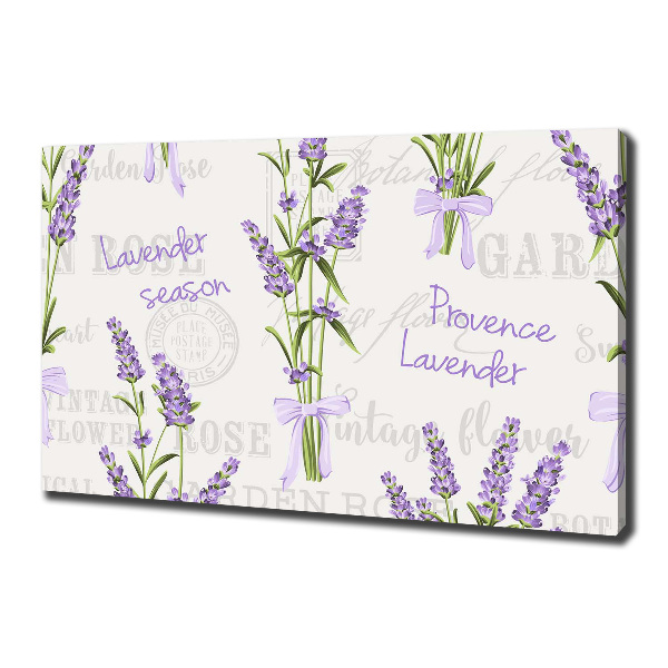 Foto en lienzo con acabado profesional horizontal Lavanda