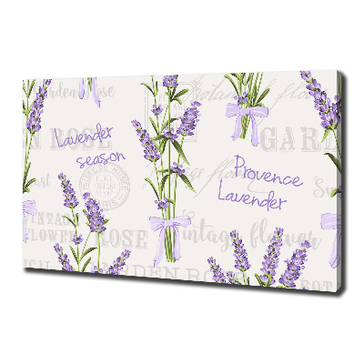 Foto en lienzo con acabado profesional horizontal Lavanda