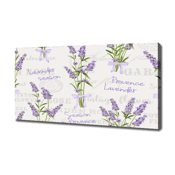 Foto en lienzo con acabado profesional horizontal Lavanda