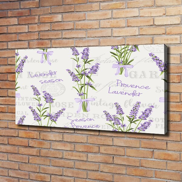 Foto en lienzo con acabado profesional horizontal Lavanda