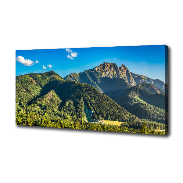 Fotocuadro en lienzo de alta calidad horizontal Panorama de los montes Tatra