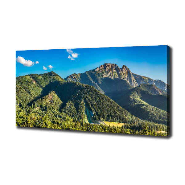 Fotocuadro en lienzo de alta calidad horizontal Panorama de los montes Tatra