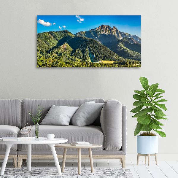 Fotocuadro en lienzo de alta calidad horizontal Panorama de los montes Tatra