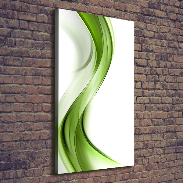 Cuadro moderno en lienzo resistente uv vertical Onda abstracta