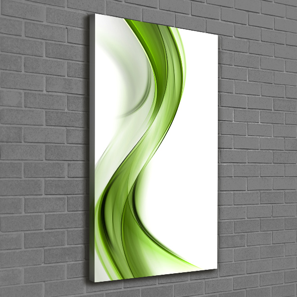 Cuadro moderno en lienzo resistente uv vertical Onda abstracta