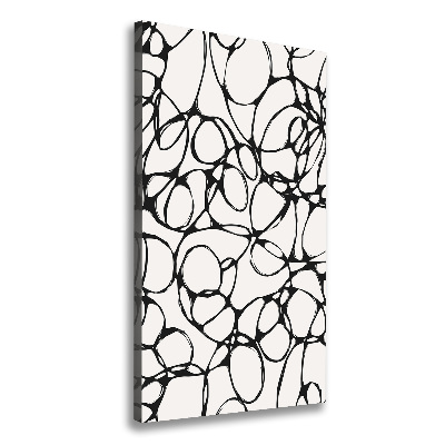 Fotografía en lienzo vertical Círculos caóticos