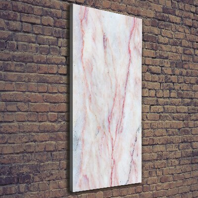 Fotografía en lienzo vertical Fondo de mármol