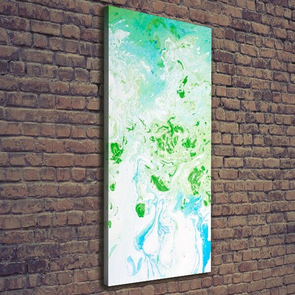 Cuadro canvas decorativo para salón vertical Abstracción de la mancha