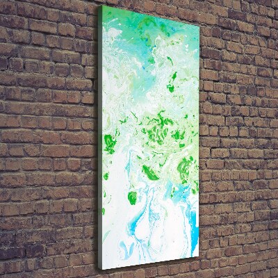 Cuadro canvas decorativo para salón vertical Abstracción de la mancha