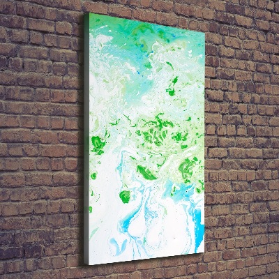 Cuadro canvas decorativo para salón vertical Abstracción de la mancha