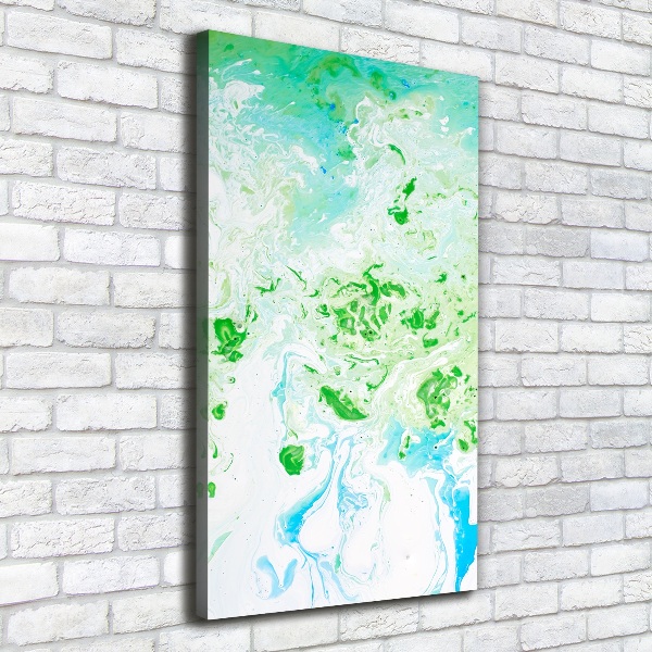 Cuadro canvas decorativo para salón vertical Abstracción de la mancha