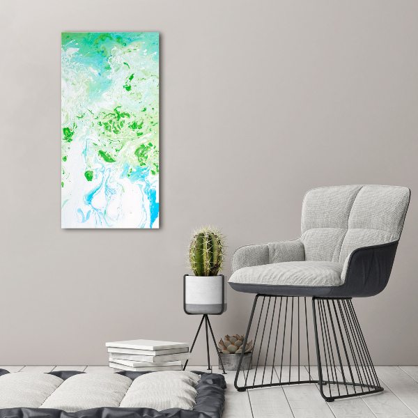 Cuadro canvas decorativo para salón vertical Abstracción de la mancha