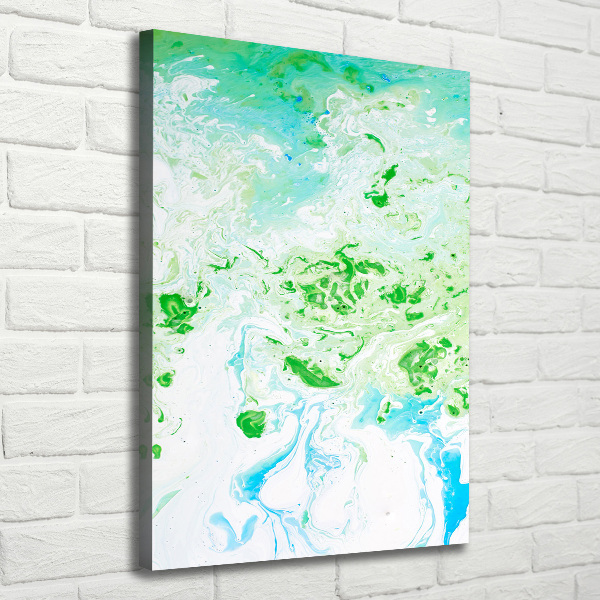 Cuadro canvas decorativo para salón vertical Abstracción de la mancha