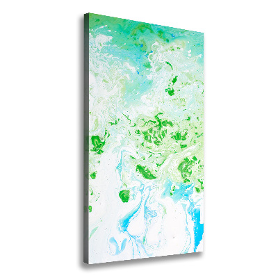 Cuadro canvas decorativo para salón vertical Abstracción de la mancha