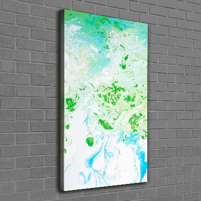 Cuadro canvas decorativo para salón vertical Abstracción de la mancha