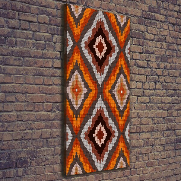 Fotografía en lienzo vertical Fondo retro