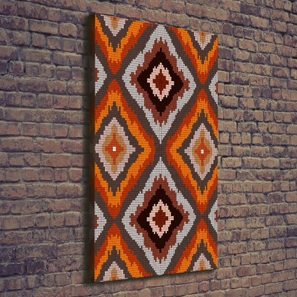 Fotografía en lienzo vertical Fondo retro