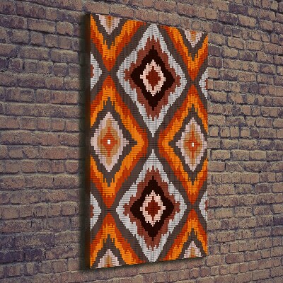 Fotografía en lienzo vertical Fondo retro