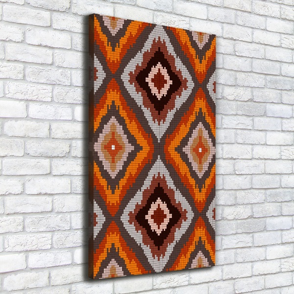 Fotografía en lienzo vertical Fondo retro