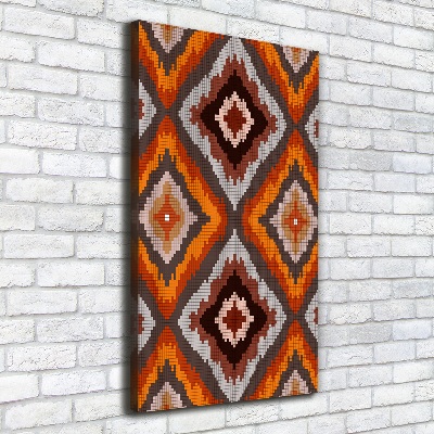 Fotografía en lienzo vertical Fondo retro