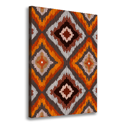 Fotografía en lienzo vertical Fondo retro