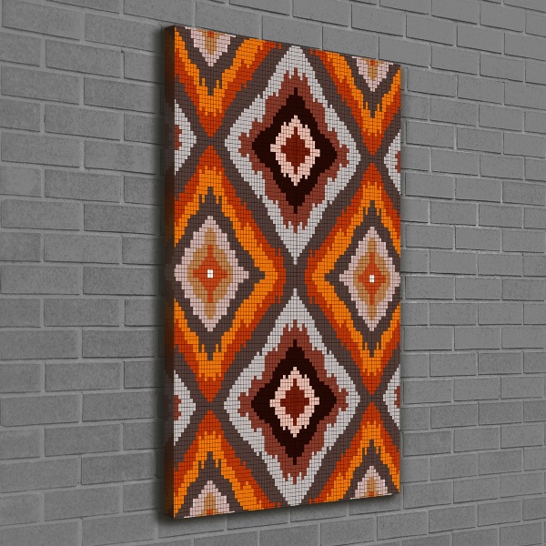 Fotografía en lienzo vertical Fondo retro