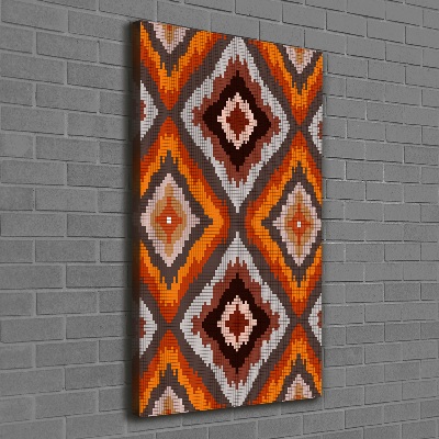 Fotografía en lienzo vertical Fondo retro