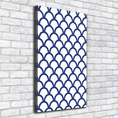 Cuadro moderno en lienzo resistente uv vertical Antecedentes marítimos