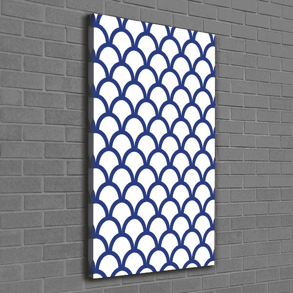 Cuadro moderno en lienzo resistente uv vertical Antecedentes marítimos