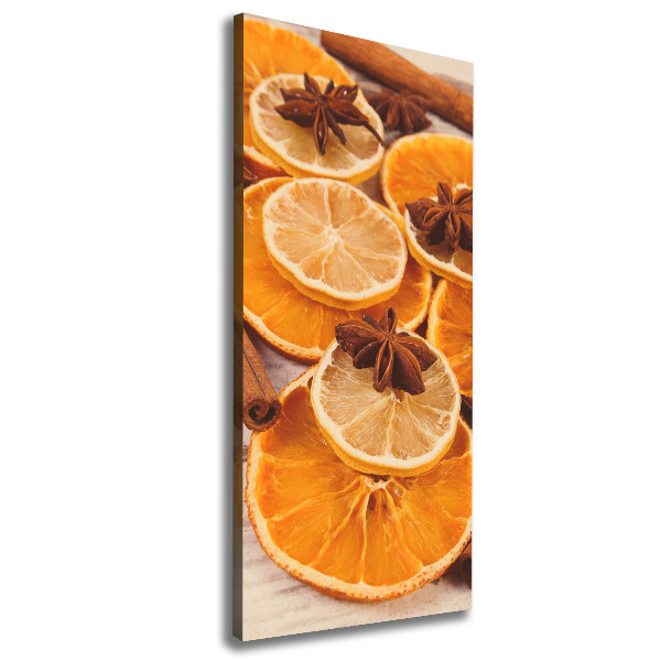 Impresión en lienzo vertical El olor de la Navidad