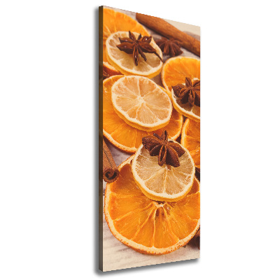 Impresión en lienzo vertical El olor de la Navidad