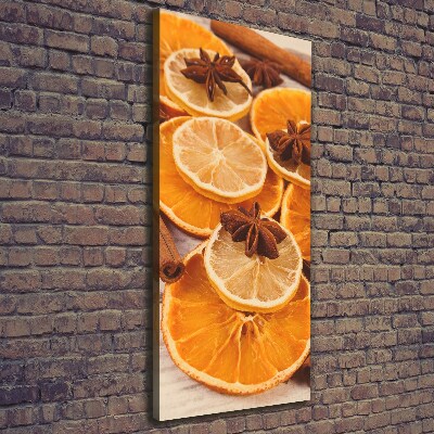 Impresión en lienzo vertical El olor de la Navidad