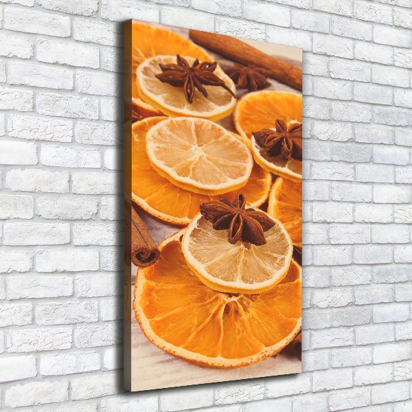 Impresión en lienzo vertical El olor de la Navidad