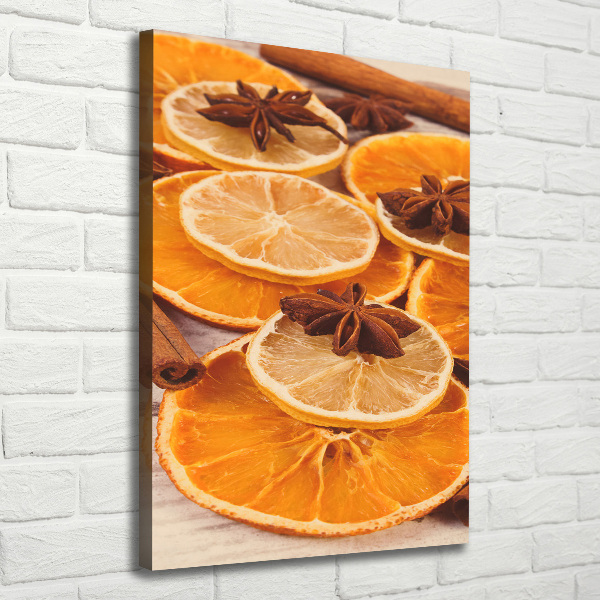 Impresión en lienzo vertical El olor de la Navidad