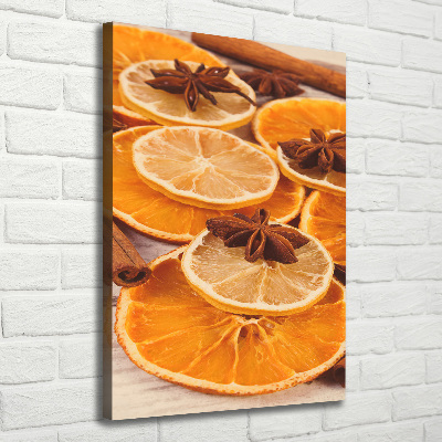 Impresión en lienzo vertical El olor de la Navidad