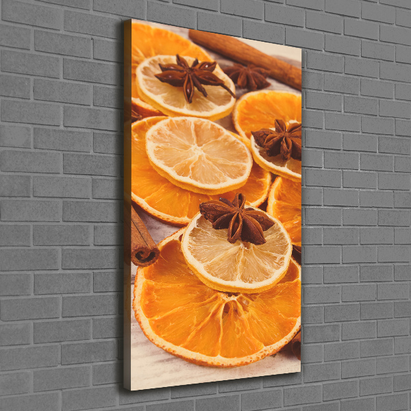 Impresión en lienzo vertical El olor de la Navidad