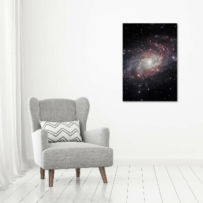 Cuadro canvas decorativo para salón vertical Nebulosa