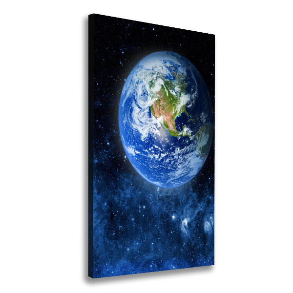 Cuadro moderno en lienzo resistente uv vertical Globo