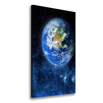 Cuadro moderno en lienzo resistente uv vertical Globo