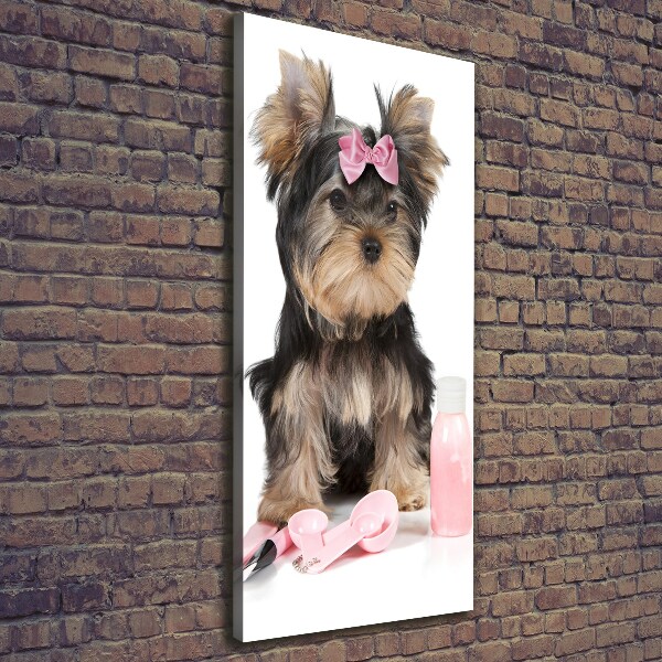 Cuadro canvas decorativo para salón vertical Cosméticos de Yorkshire