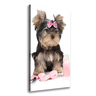 Cuadro canvas decorativo para salón vertical Cosméticos de Yorkshire