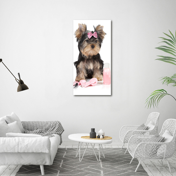 Cuadro canvas decorativo para salón vertical Cosméticos de Yorkshire