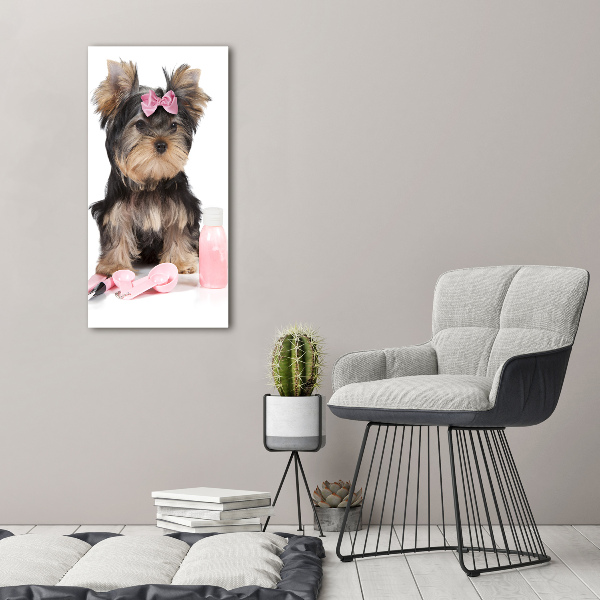 Cuadro canvas decorativo para salón vertical Cosméticos de Yorkshire