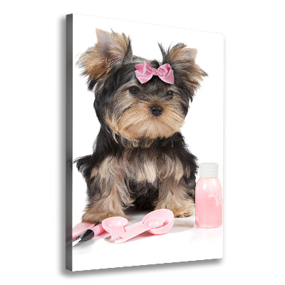 Cuadro canvas decorativo para salón vertical Cosméticos de Yorkshire