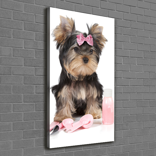 Cuadro canvas decorativo para salón vertical Cosméticos de Yorkshire