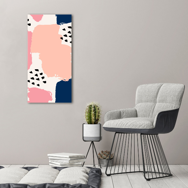 Cuadro canvas decorativo para salón vertical Fondo abstracto