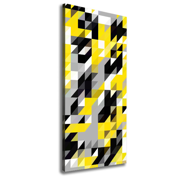 Cuadro moderno en lienzo resistente uv vertical Fondo geométrico