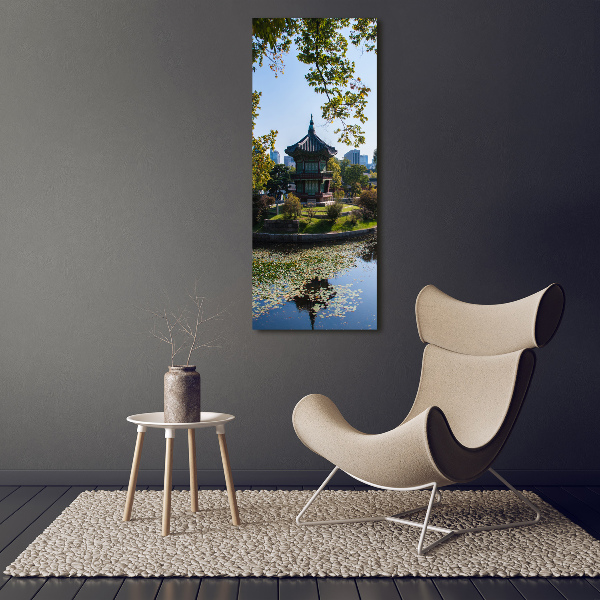 Fotografía en lienzo vertical Corea del Sur