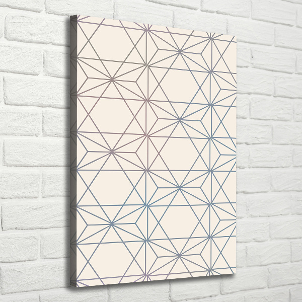 Impresión en lienzo vertical Fondo geométrico
