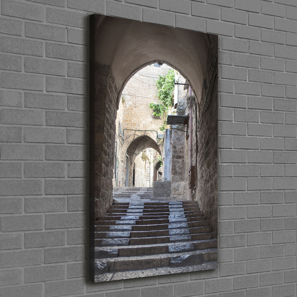 Cuadro moderno en lienzo resistente uv vertical Jerusalén, Israel